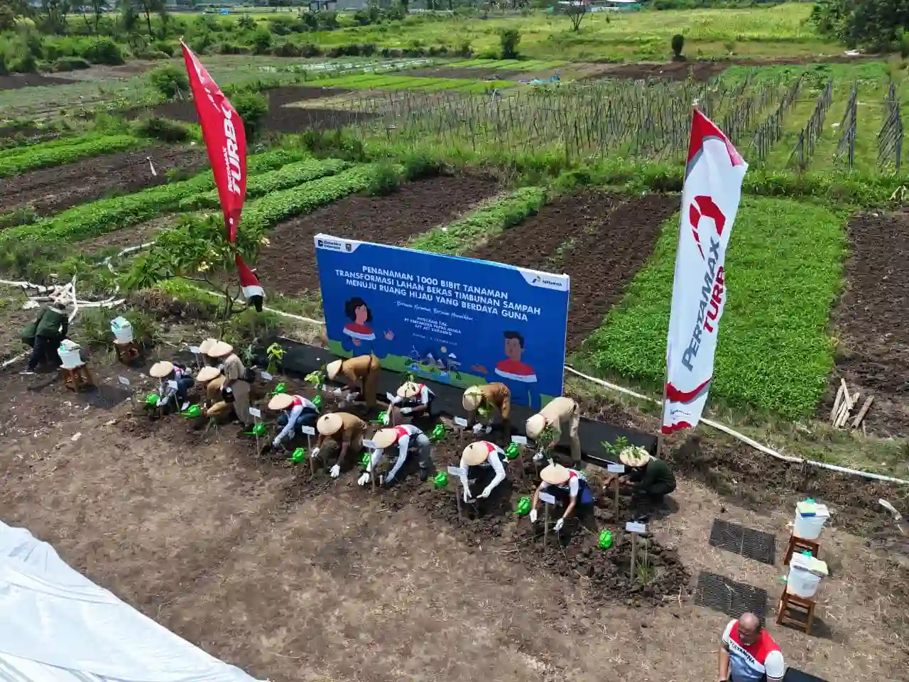 Pertamina Suburkan Lahan Kering di Boyolali dengan Energi Surya, Petani Tersenyum