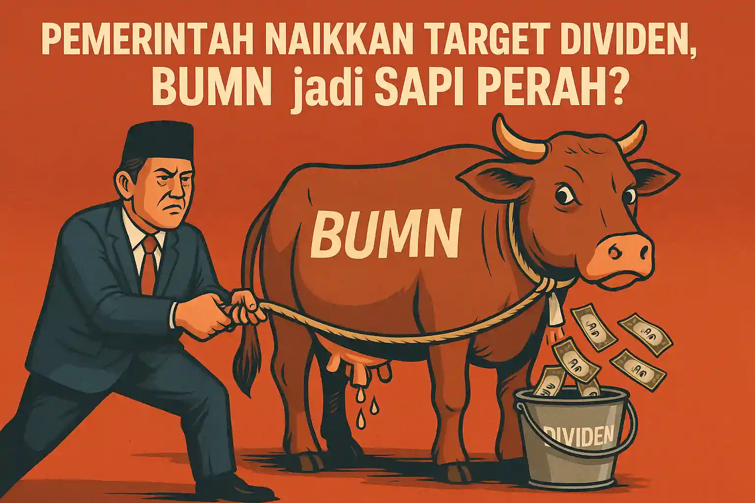 Pemerintah Naikkan Target Dividen, BUMN jadi Sapi Perah?