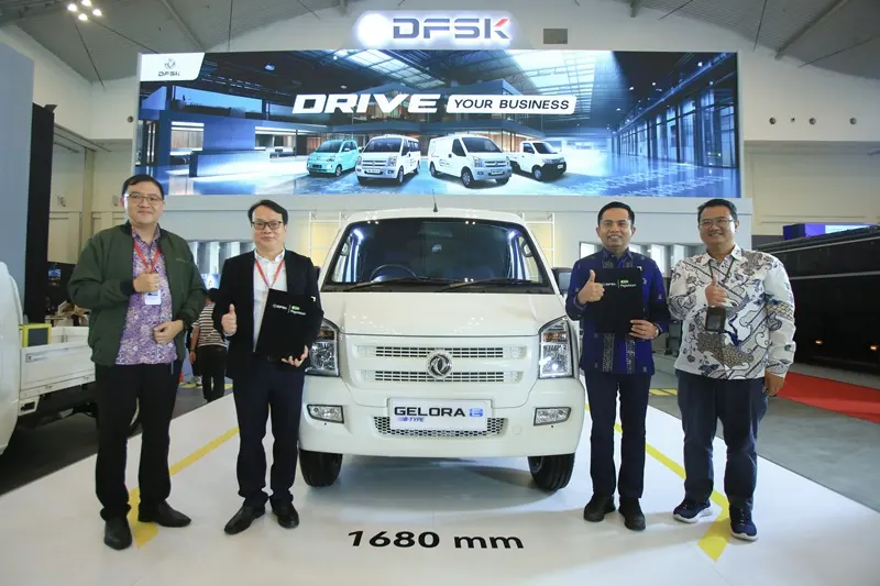 DFSK Gandeng Pegadaian, Permudah Beli Mobil Listrik Komersial