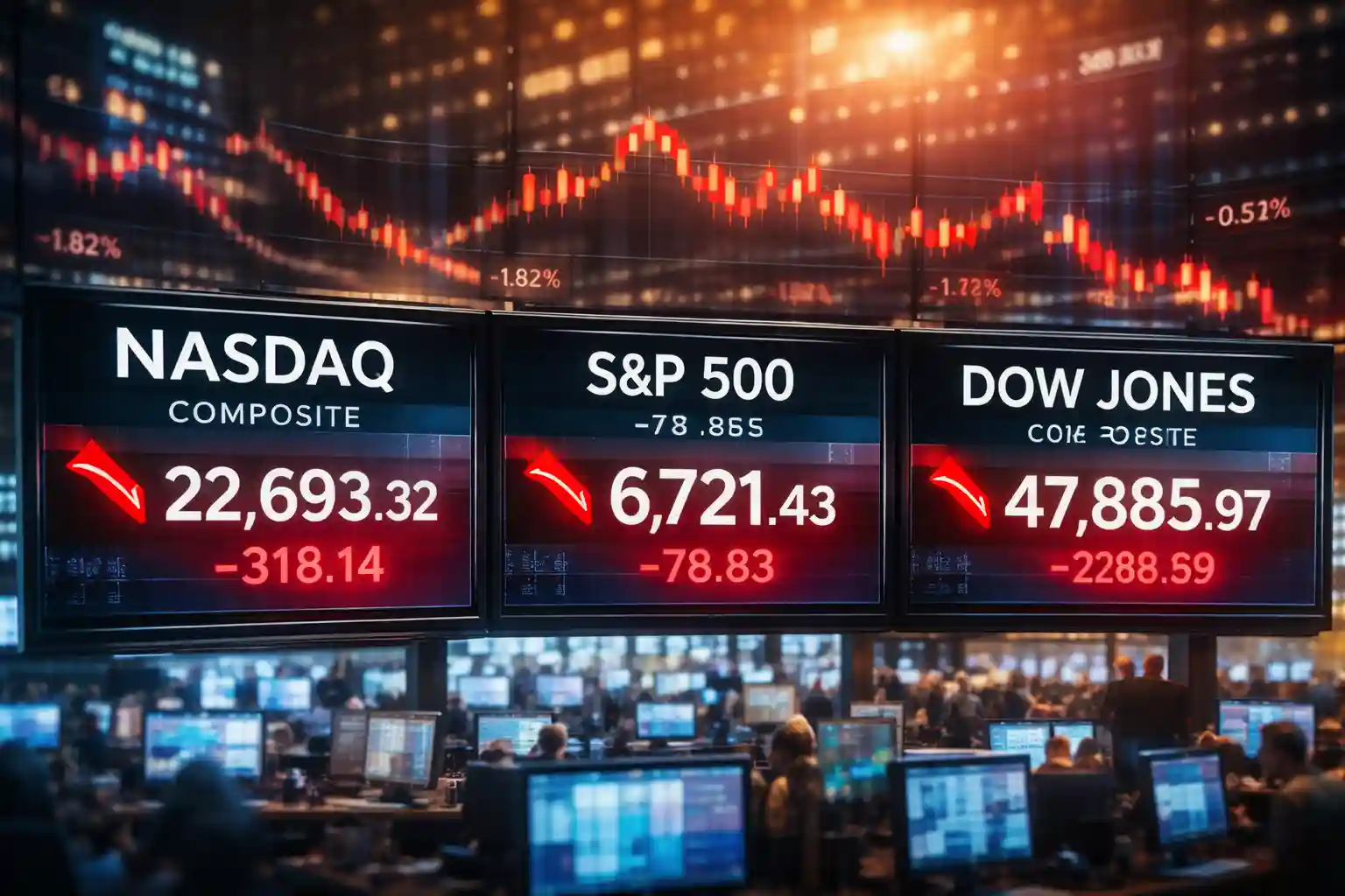 Nasdaq Runtuh, Bubble AI Pecahkan Gelembung Wall Street