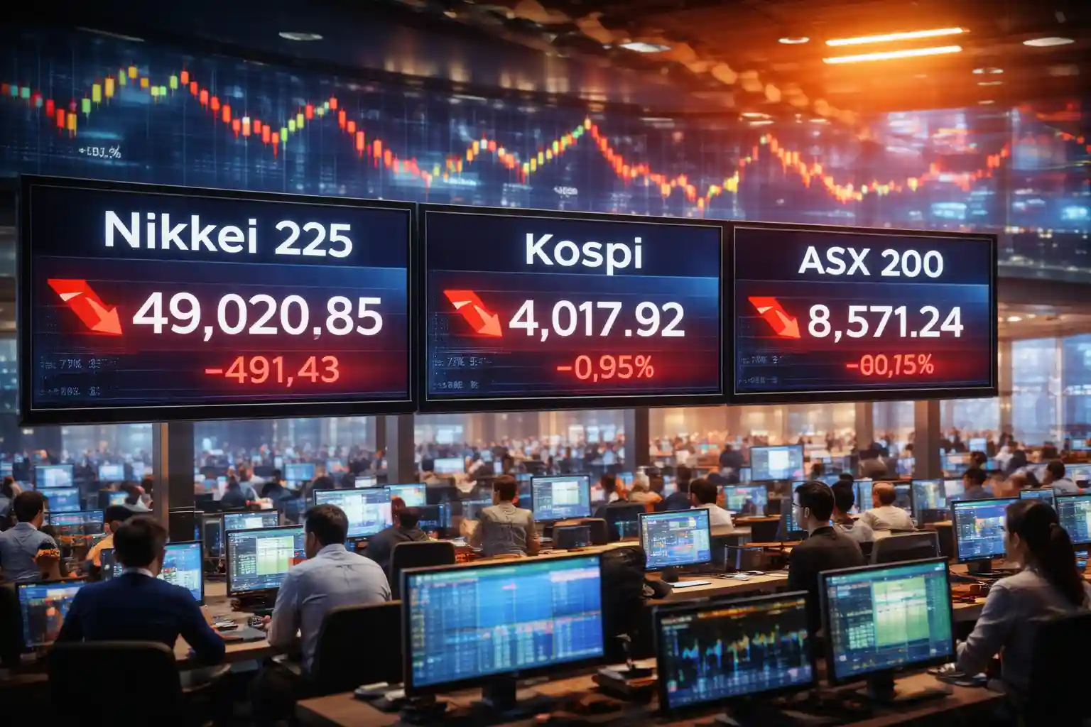 Pasar Saham Kawasan Asia Memerah, Tertekan Kabar Venezuela