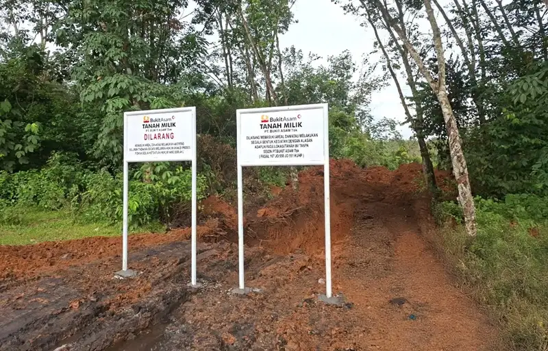 PTBA Blokir Jalur Tambang Ilegal di Banko Tengah