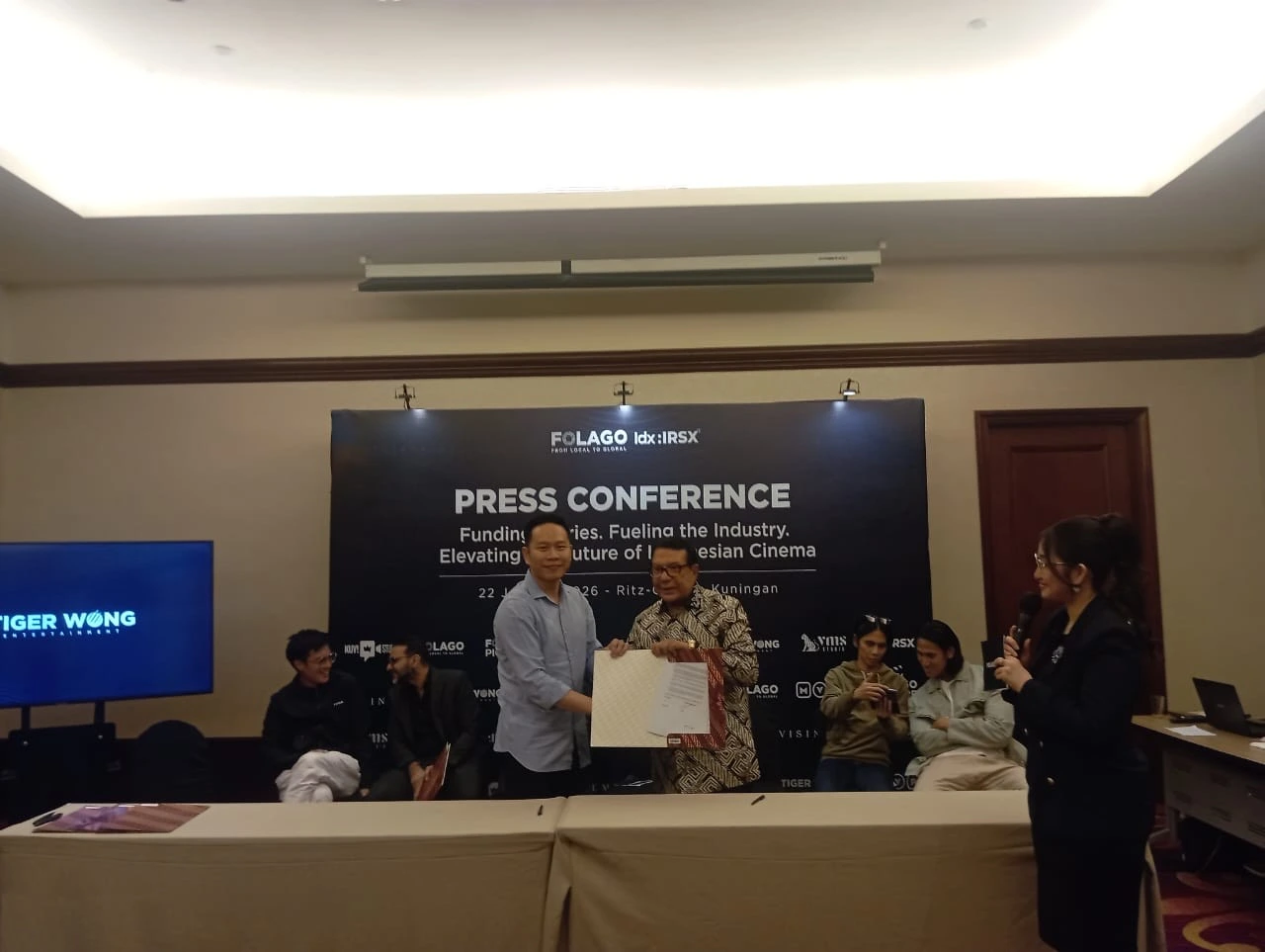 IRSX Investasi Rp500 M, Gandeng Visinema & MVP Buat Film