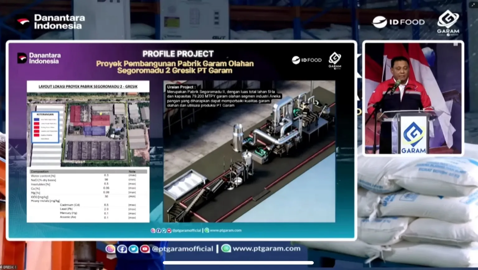 PT Garam Gelontorkan Investasi Rp3 Triliun Bangun Industri Garam Modern