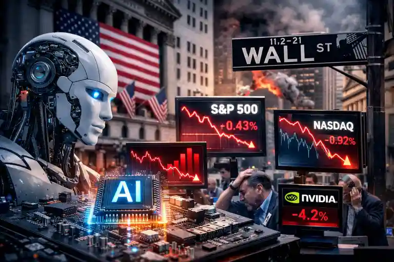 Sektor Teknologi Masih jadi Biang Kerok, Wall Street Suram