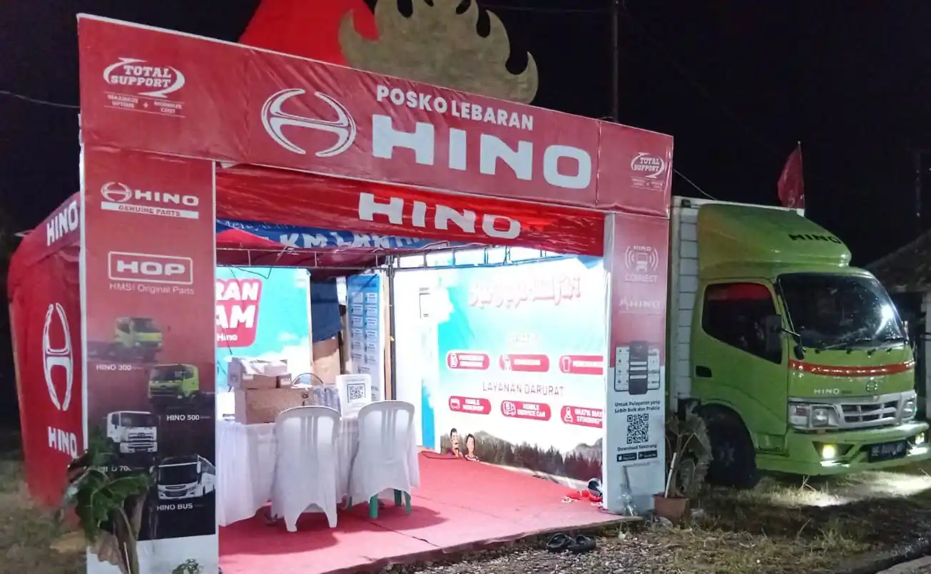 Hino Siagakan 18 Posko Lebaran 2026 di Jalur Mudik