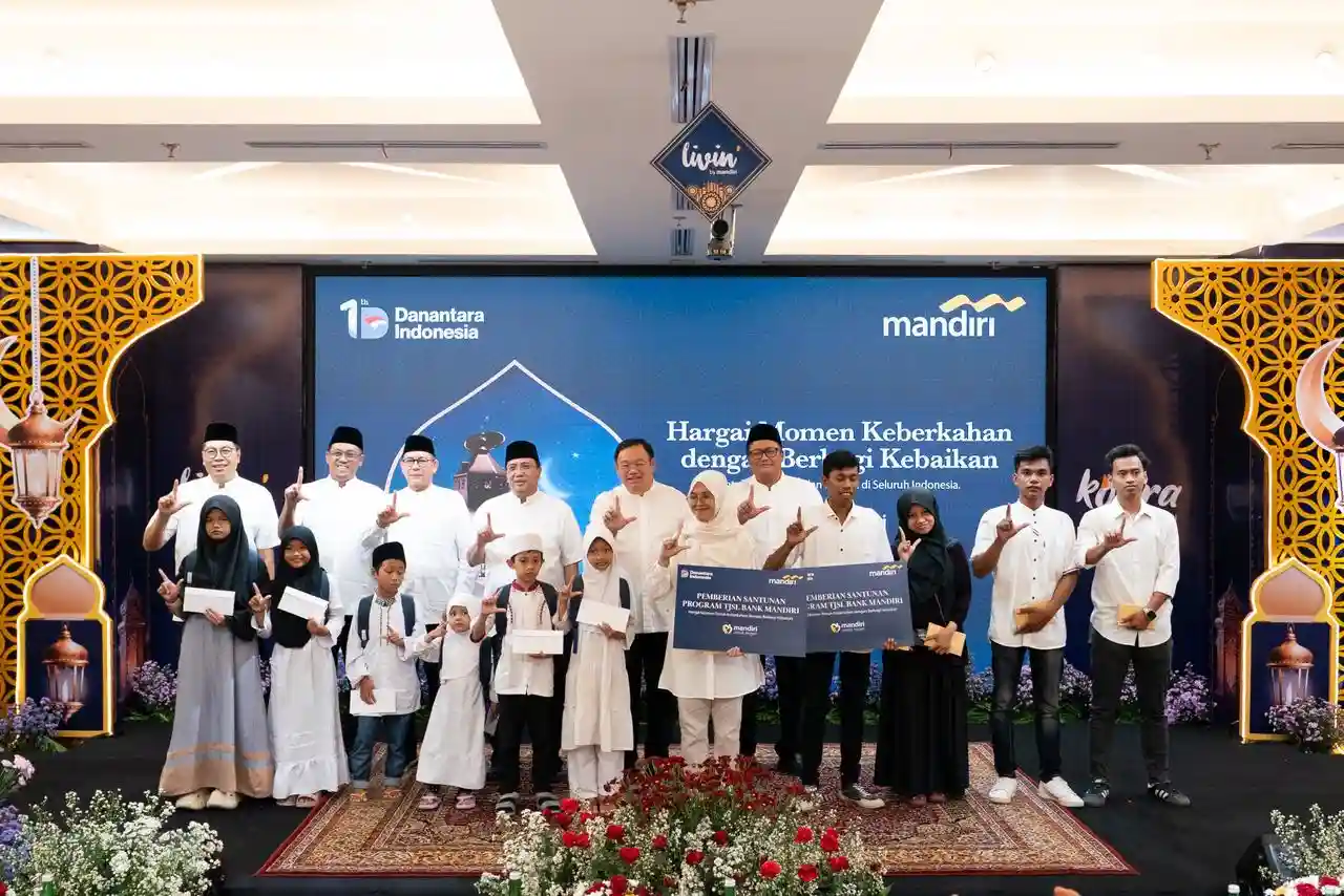Ramadan 2026, Bank Mandiri Santuni 114 Ribu Penerima Manfaat