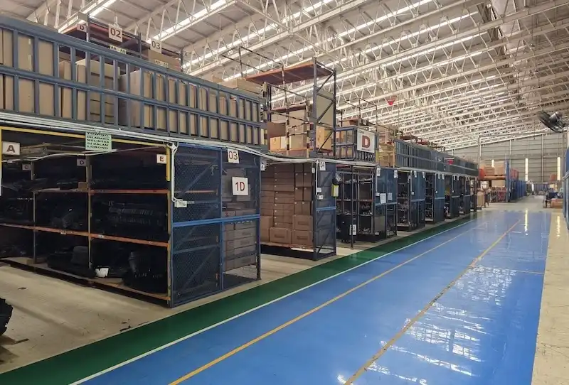 Intip Pusat Logistik Suku Cadang Daihatsu di Cikarang