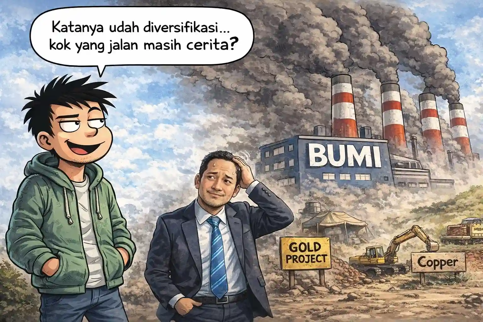 Menyaksikan BUMI yang Rebound Pasca Lebaran, Lebih Banyak Cerita Ketimbang Kinerja