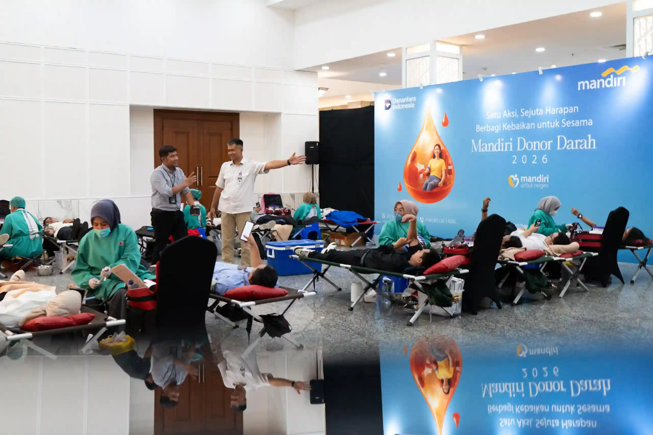 Bank Mandiri dan PMI Gelar Donor Darah Massal, Targetkan 2.800 Pendonor
