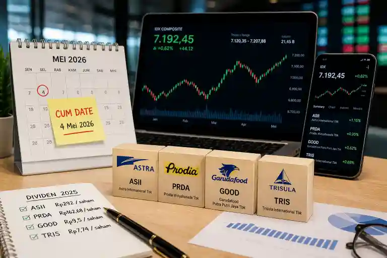 Awal Pekan, Empat Saham ini Masuk Cum Date Dividen