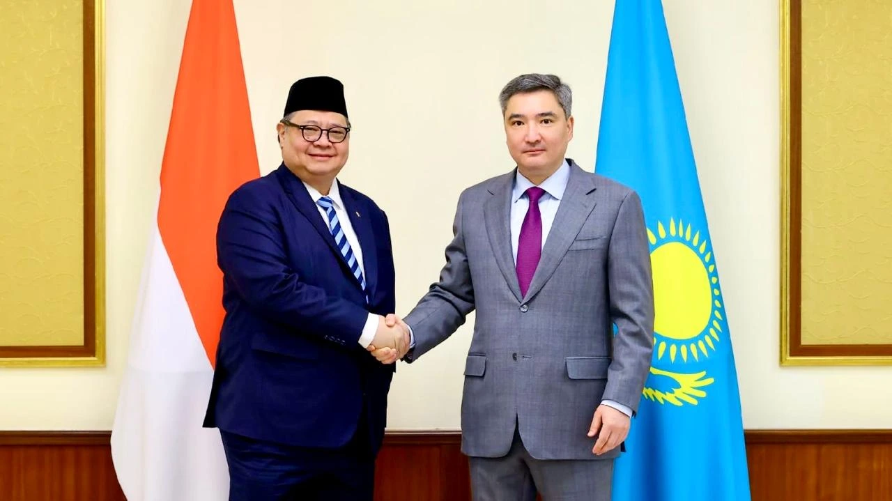 Airlangga Temui PM Kazakhstan, Kerja Sama Energi dan Digital Mengemuka