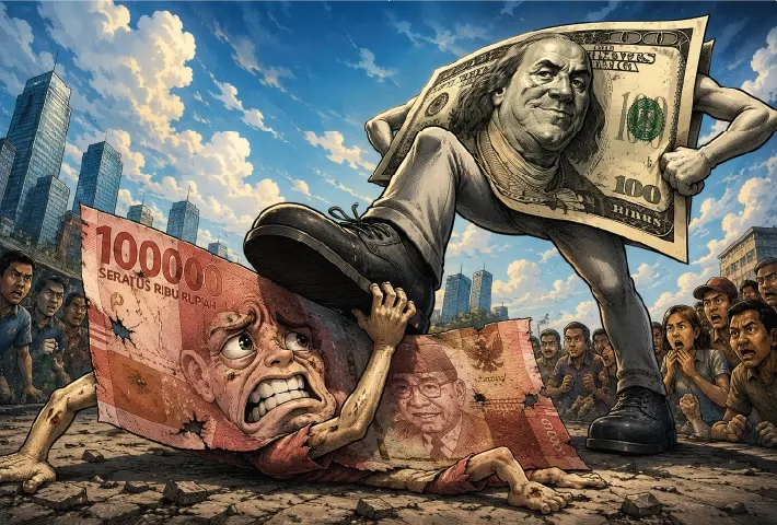 EDITORIAL : Rupiah Melemah, Daya Beli Melemas