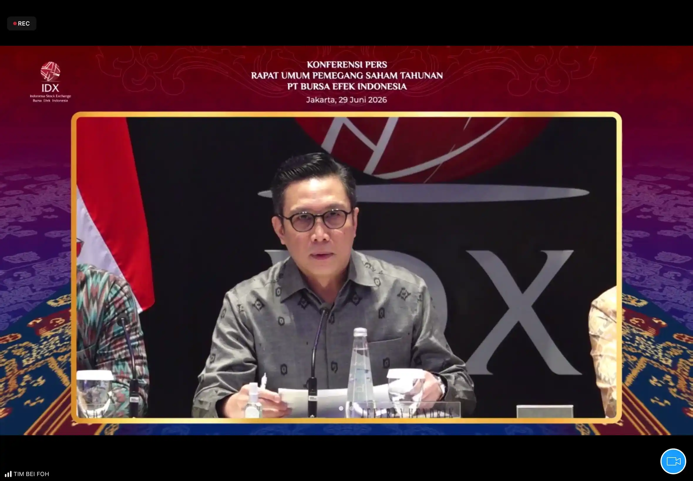 RUPST BEI 2026: Angkat Jeffrey Hendrik Jadi Dirut hingga Paparkan Rekor Kinerja Bursa Sepanjang 2025