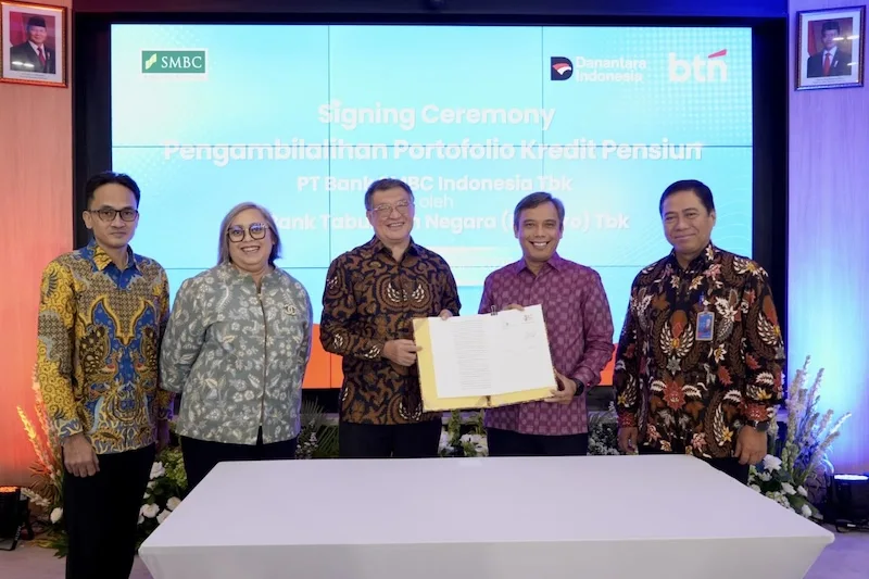 BTN Resmi Ambil Alih Portofolio Kredit Pensiun SMBC Indonesia