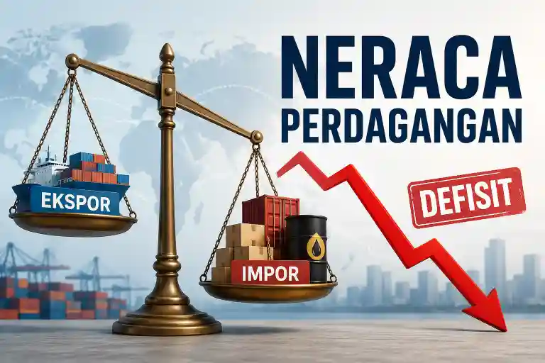 Neraca Perdagangan RI Defisit, Rupiah Semakin Sulit Bangkit?