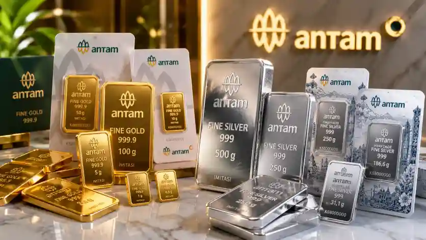 Harga Emas Global Melesat Dua Persen, LM Antam Naik Rp15.000