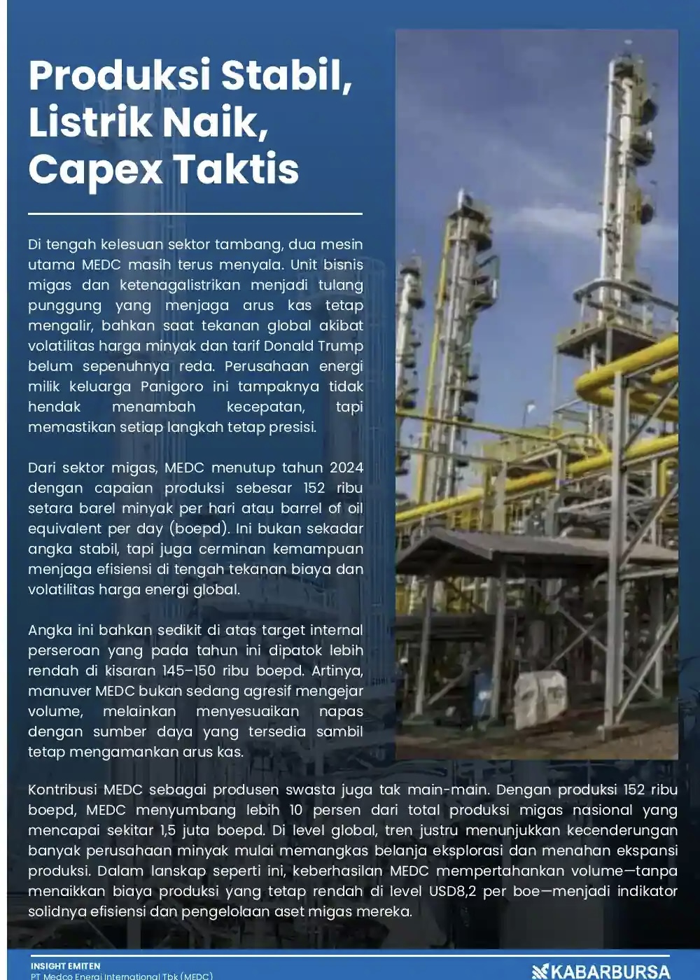 Buyback MEDC di Tengah Bara Tambang yang Meredup