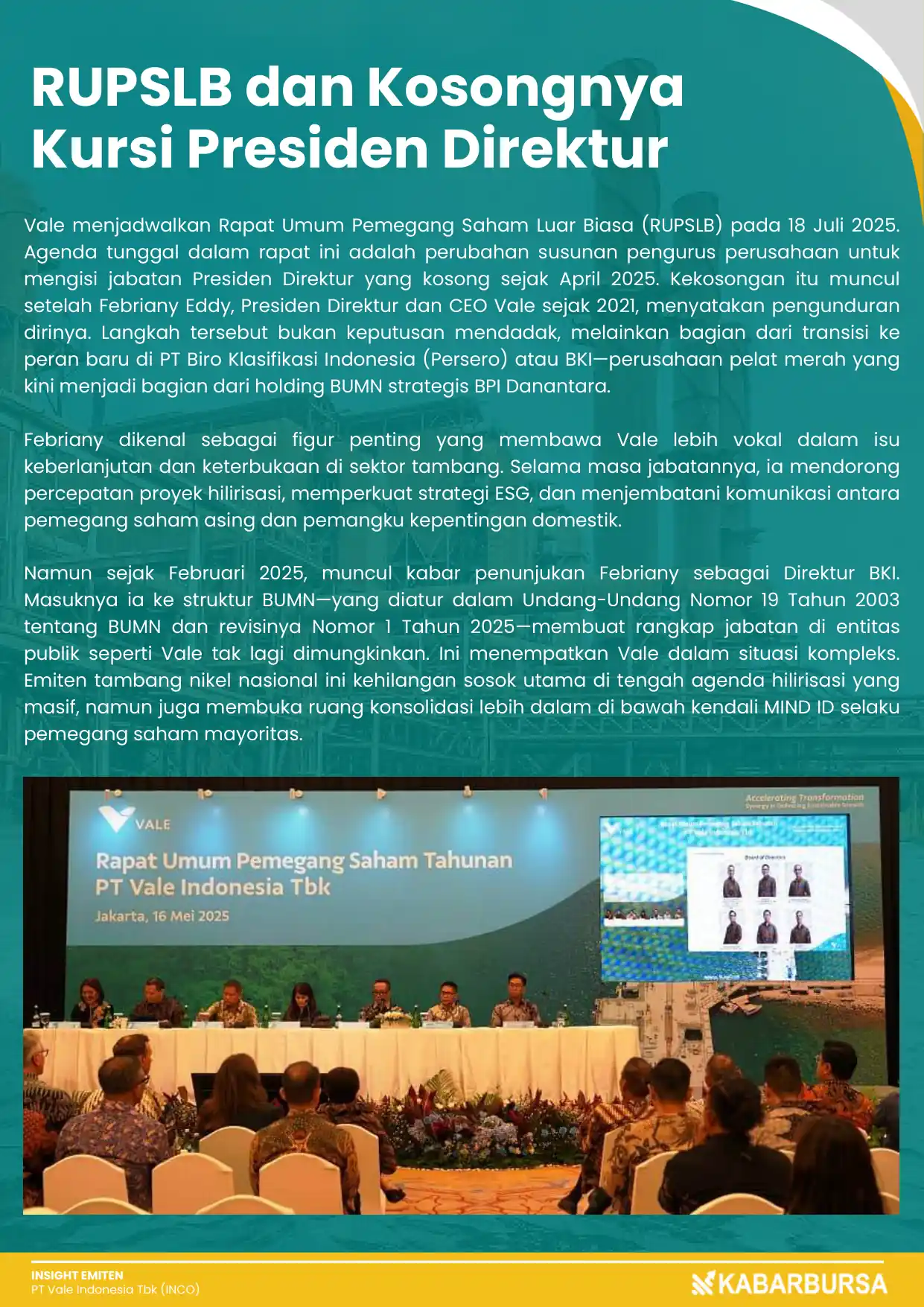 Siapa Nakhoda Baru Nikel Nasional?